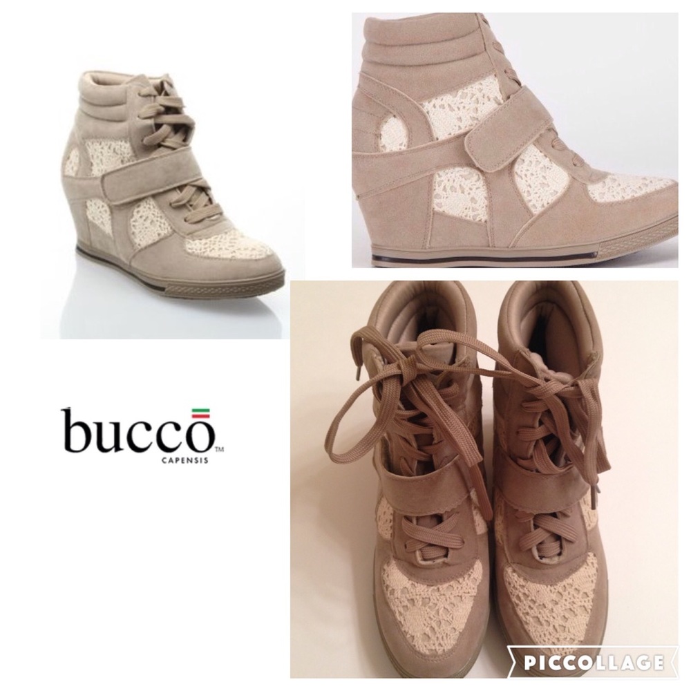🎀BUCCO NICOLACE SNEAKERS WEDGES 🎀
